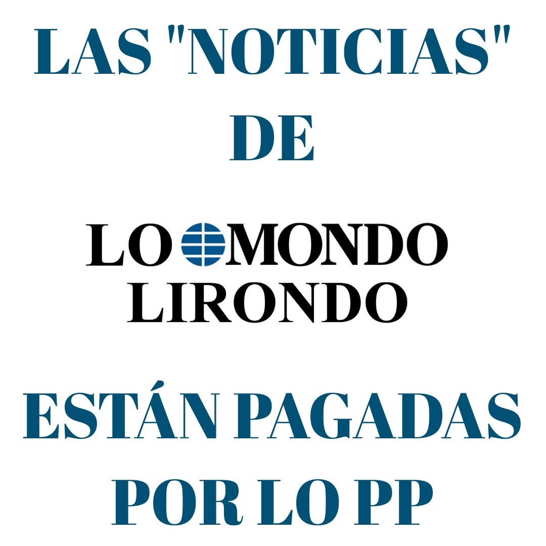 Antonio98225865's tweet photo. @elmundoes #LoMundo Panfletistas de lo PP #PPSOE 💙 https://t.co/5mBvWIyLOr