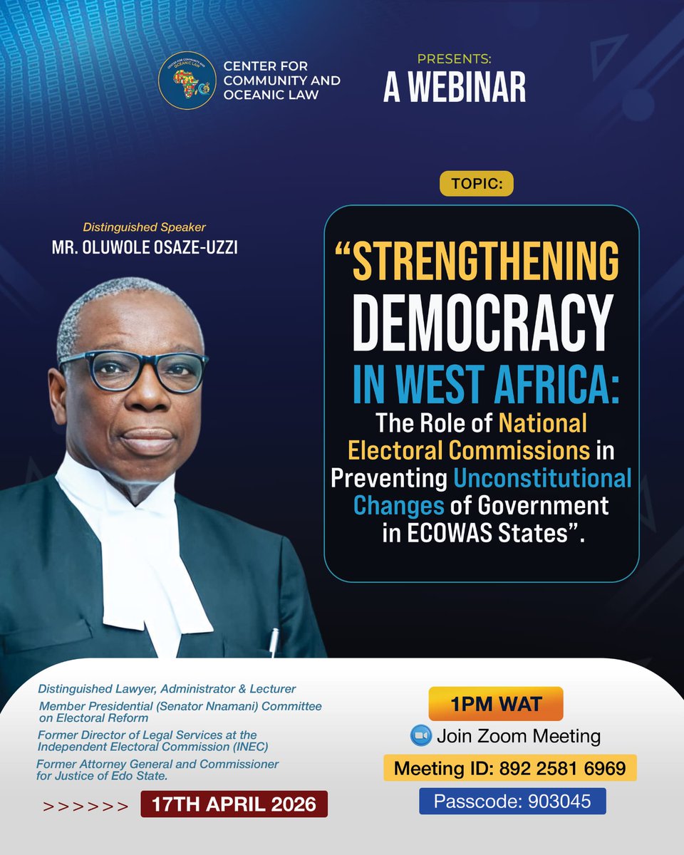 Centre for Community & Oceanic Law tweet media