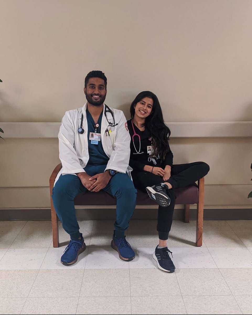 itsme_ijk's tweet photo. Rukhsaar Khanam and her Hindu boyfriend Krishna Potluri's relationship journey from medical school to now parents of two.

Both are settled in US now. https://t.co/DSOTx0wwmc