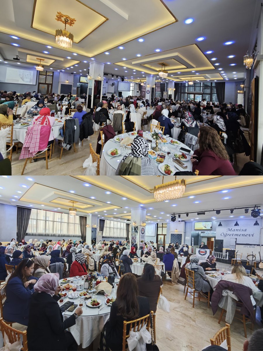 ebsmanisa's tweet photo. Aileye Değer, Geleceğe Değer! 

​Memur-Sen ve Eğitim-Bir-Sen Manisa Kadın Komisyonumuzun düzenlediği "Aileye Değer" temalı Kadın Buluşması programımızı, Genel Merkez Kadın Komisyonu Başkanımız Sayın Sıdıka Aydın’ın teşrifleriyle büyük bir coşku ve yoğun katılımla gerçekleştirdik.

​Programda;
🎤 Şube Başkanımız Ahmet Yasav ve Kadın Komisyonu Başkanımız Gönül Çiftçioğlu’nun selamlama konuşmalarının ardından söz alan Genel Merkez Kadın Komisyonu Başkanımız Sayın Sıdıka Aydın;

​✅ Kadının çalışma hayatındaki kritik önemini,
✅ Aile ve neslin korunması için alınması gereken önlemleri,
✅ Doğum izni, süt izni ve yarı zamanlı çalışma vb. kadın çalışanlarla ilgili kazanımlarımızın geliştirilmesi için yürütülen çalışmaları paylaştı.

​Eğitim-Bir-Sen olarak, kadın çalışanlarımızın haklarını savunmaya ve "Önce Aile" demeye devam edeceğiz.

​Değerli paylaşımları ve teşrifleri için Sıdıka Aydın Başkanımıza, programı düzenleyen Gönül Çiftçioğlu Başkanımız ve Kadınlar Komisyonumuza, katılım sağlayan tüm üyelerimize teşekkür ederiz.