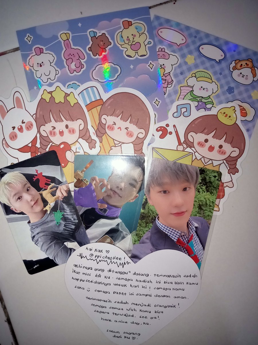 ppicheolline's tweet photo. YIPPIEE!!💗 hoshi maung &amp; dino cimol sudah sampai dgn selamat sentosaaa😍🫰🏻🫰🏻 trimakasi banyak kak @hialloveu giftnyaa💗😍🫰🏻🫰🏻🫰🏻 https://t.co/Yhi7Y4ErbR