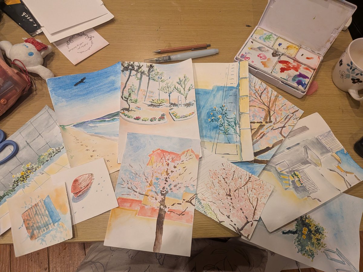 これぜ〜んぶ今日描いた私の小さい春

過呼吸で救急搬送されちゃったけど、未だに頭痛動悸吐き気腹痛が時々襲ってくるけど、最近寝つきは悪いけど、
私は自分に負けない👊💥

新藝大4年生に卒業展示に夏の個展
全部楽しんでやる
↓こんだけ描けるならベストコンディション