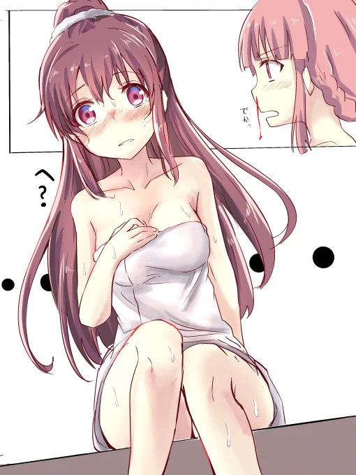 月夜ちゃんサウナ中に…