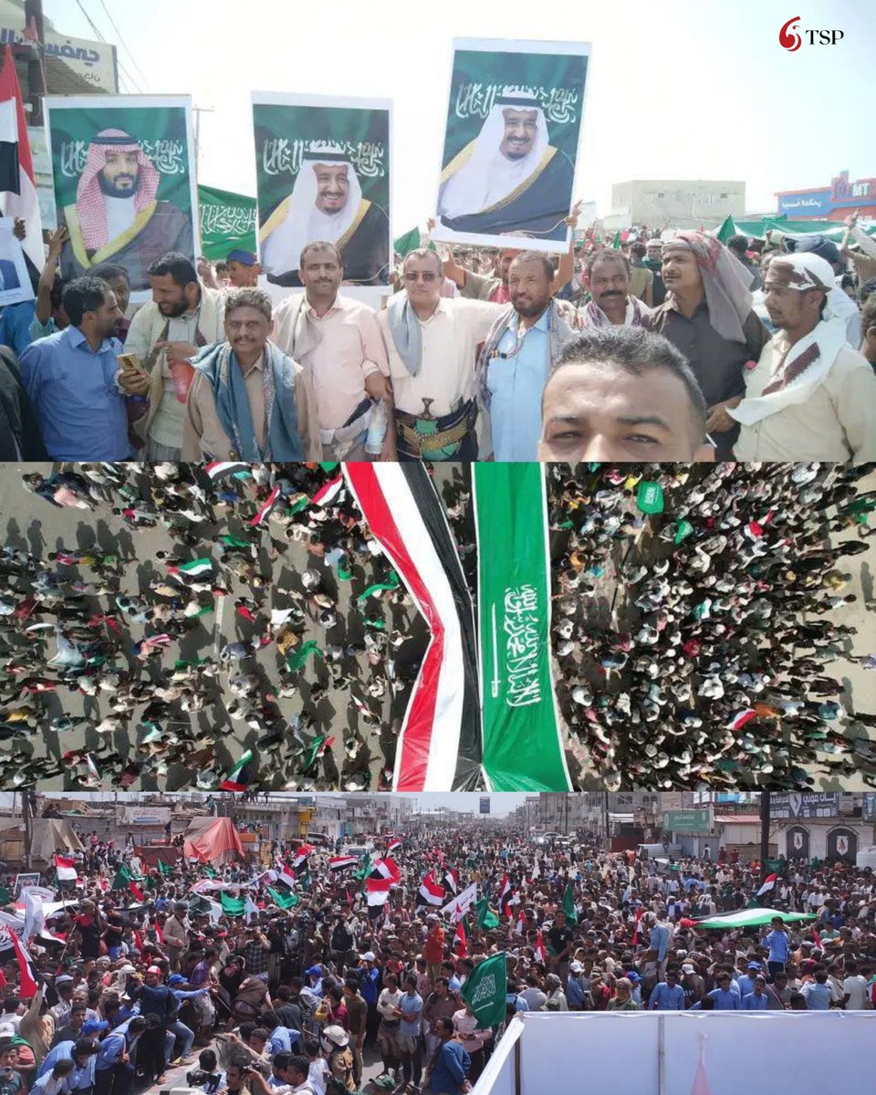 مخا تشهد حشودًا جماهيرية كبيرة تؤكد تضامنها مع السعودية ودول الخليج وتندد بالاعتداءات الإيرانية