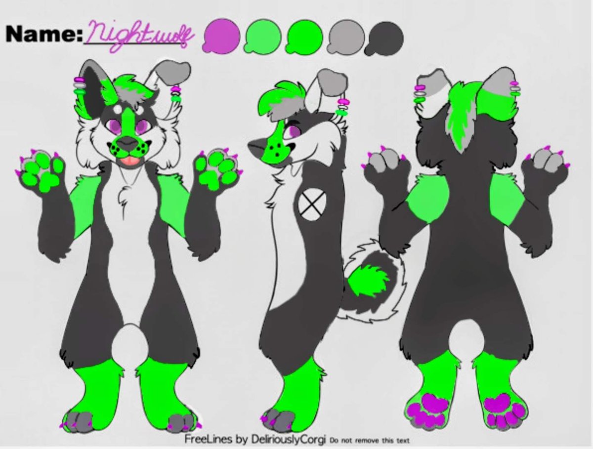 Night Wolf corgi butt 👉ACFI tweet media