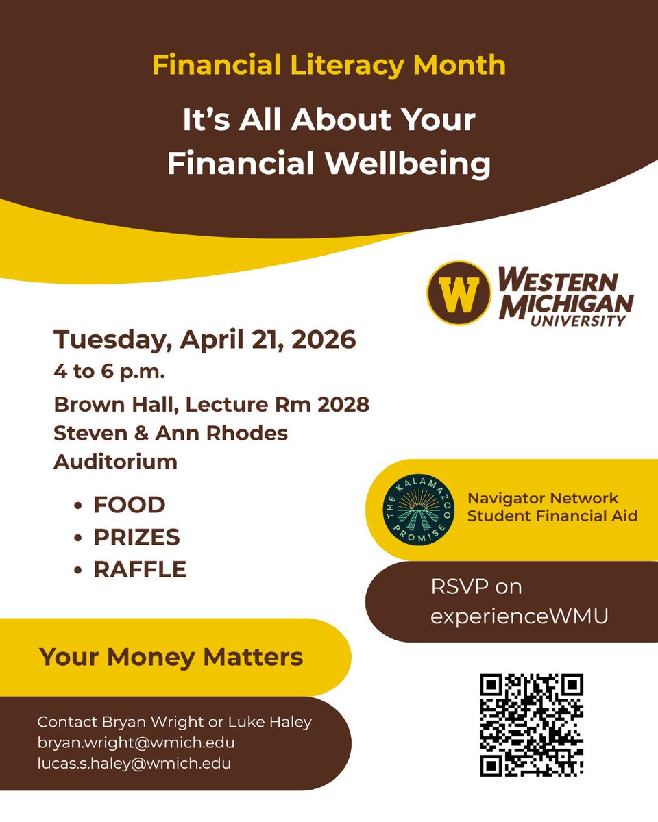 Check out an upcoming event on Tuesday, April 21 from 4 to 6 p.m. and learn about your financial wellbeing!