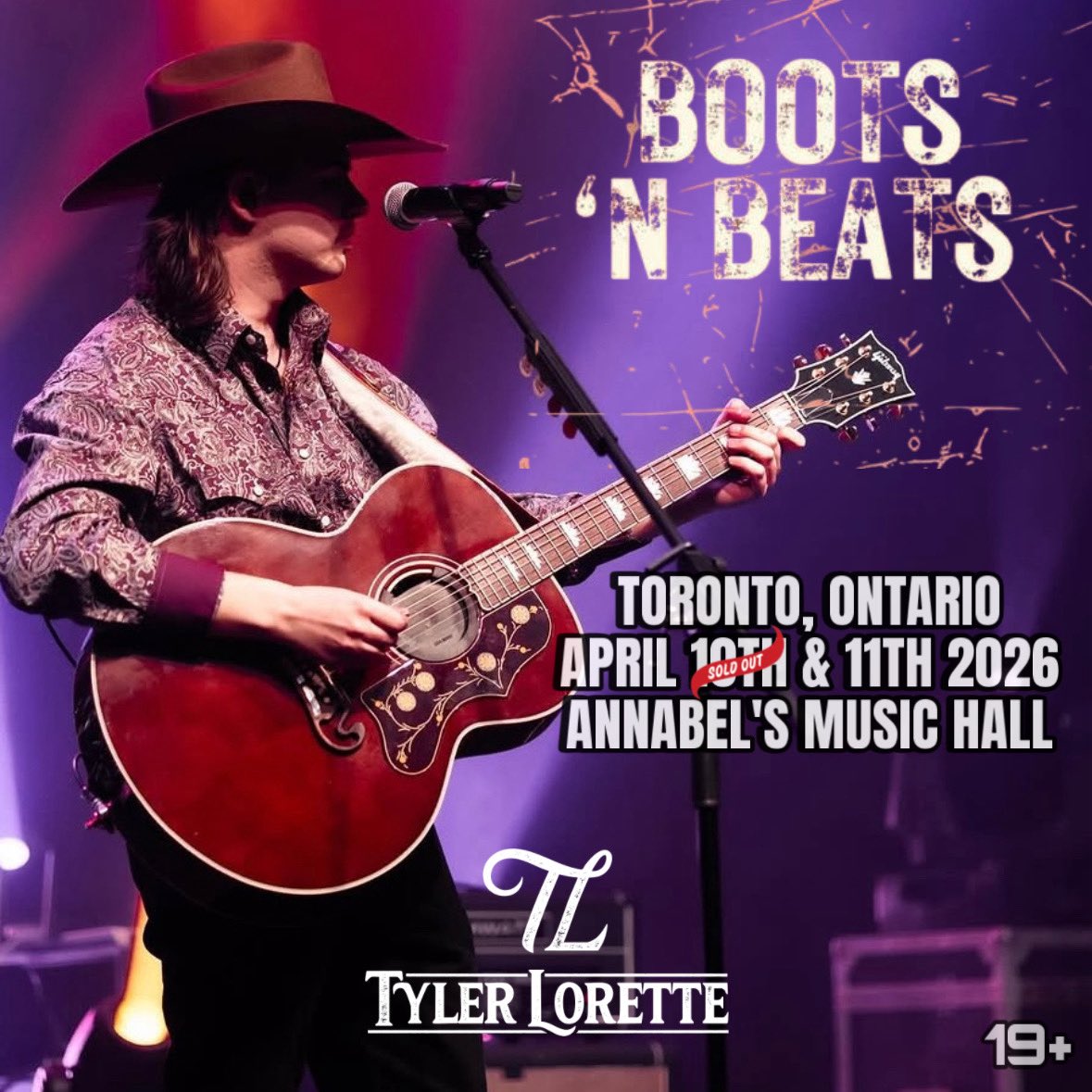 TylerLorettee's tweet photo. Toronto!! 🇨🇦🔥
I’m pulling up with an acoustic set at Boots ‘N Beats on April 10th + 11th — and the first night is already SOLD OUT!! 🤯🙏
Still a few spots left for April 11th… don’t sleep on it 👀
I want to make these shows special — what songs do you want me to cover?? Drop them in the comments ⬇️🎶
.
#BootsNBeats #Toronto #CountryMusic #TorontoCountryMusic #CountryAcoustic