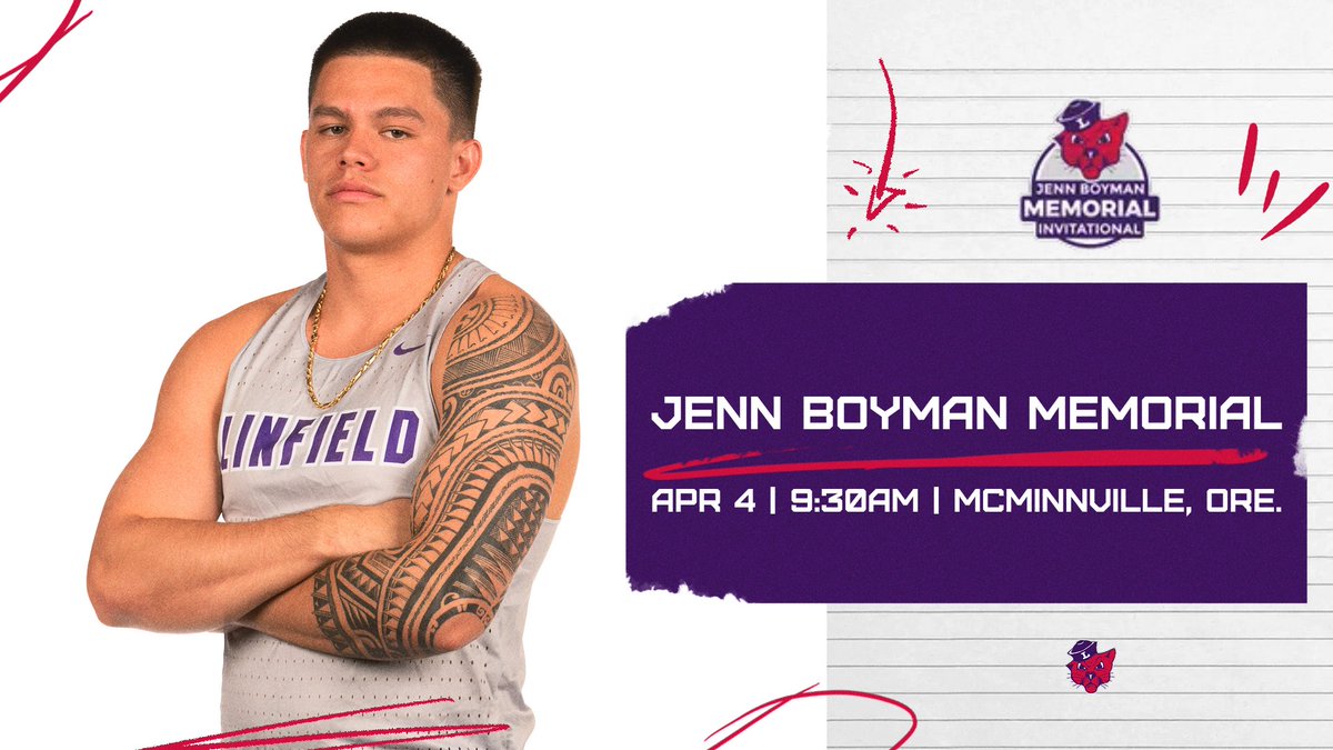 LinfieldXCTF's tweet photo. MEET DAY! ⏰ 

Join us for the Jenn Boyman Memorial at 9:30 AM at Maxwell Field! 💪

 #RollCats | #D3track | #NWCtrack https://t.co/LW8lg7lEN2