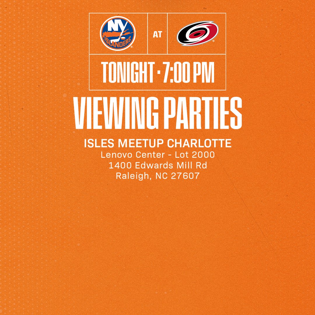 NYIslanders's tweet photo. We'll see you in Raleigh, #IslesNation. https://t.co/ikQ9brPS6G