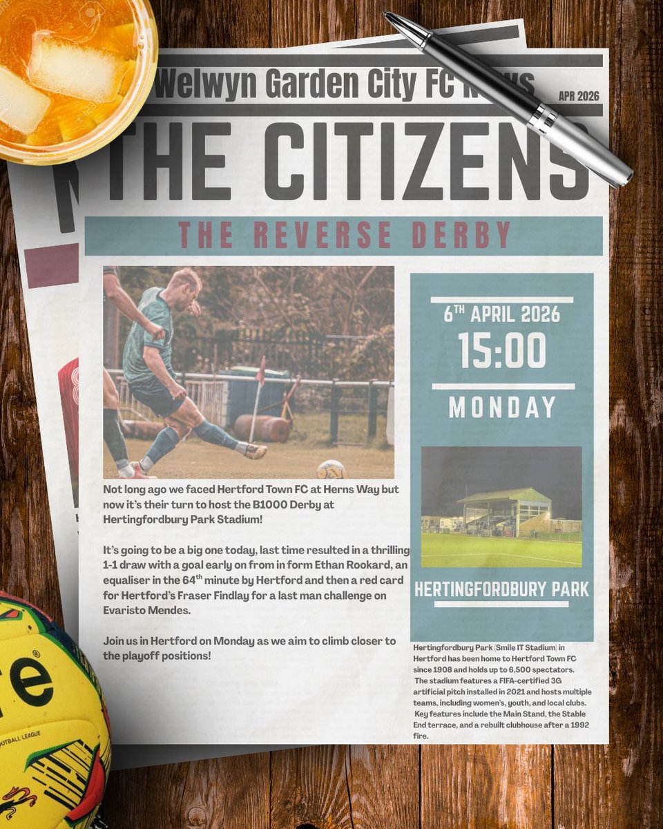 Welwyn Garden City FC tweet media