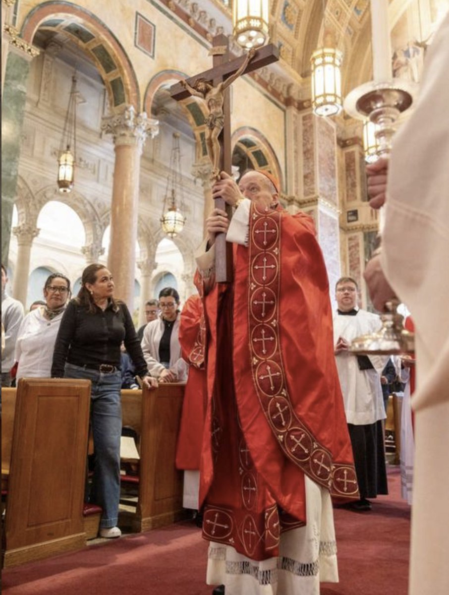 CathStandard's tweet image. Check out the photo gallery of Good Friday Way of the Cross procession and Liturgy at the Cathedral of St. Matthew the Apostle in Washington, D.C. 
👉  bit.ly/4va7D9R
#GoodFriday #HolyWeek2026