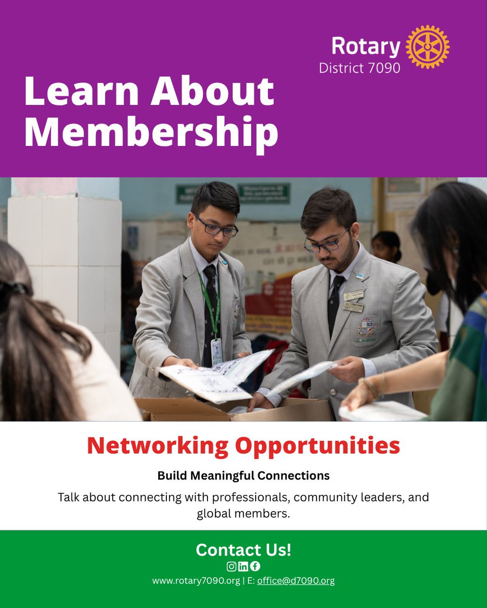 Rotary District 7090 tweet media