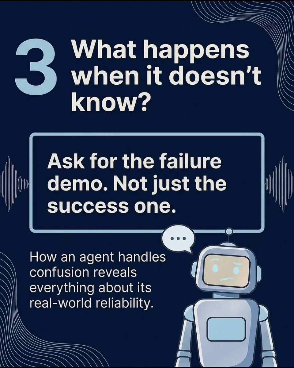 voicableai's tweet photo. 🧵 Thinking about an AI voice agent? Ask these 5 questions first.

Save this thread ↓ https://t.co/J0dWLQ2bmn