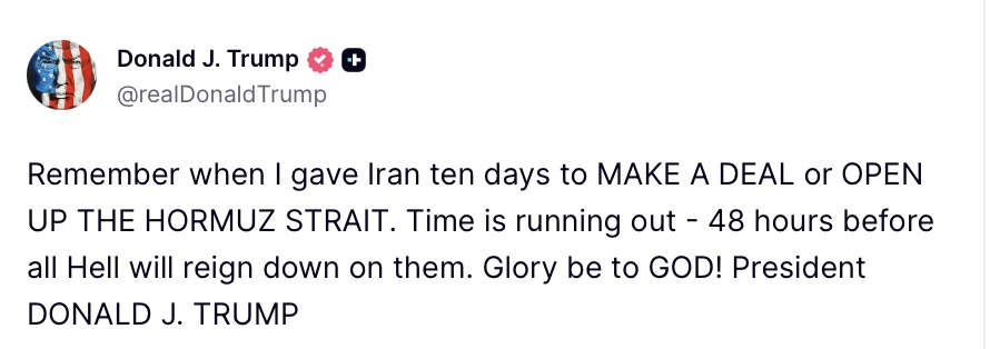 Donald J Trump Posts TruthSocial tweet media