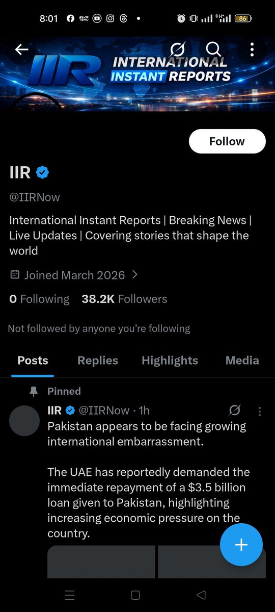 AN19984's tweet photo. @IIRNow This channel is born in march 2026. Another hindu wrong number. https://t.co/uYOOLStUwE