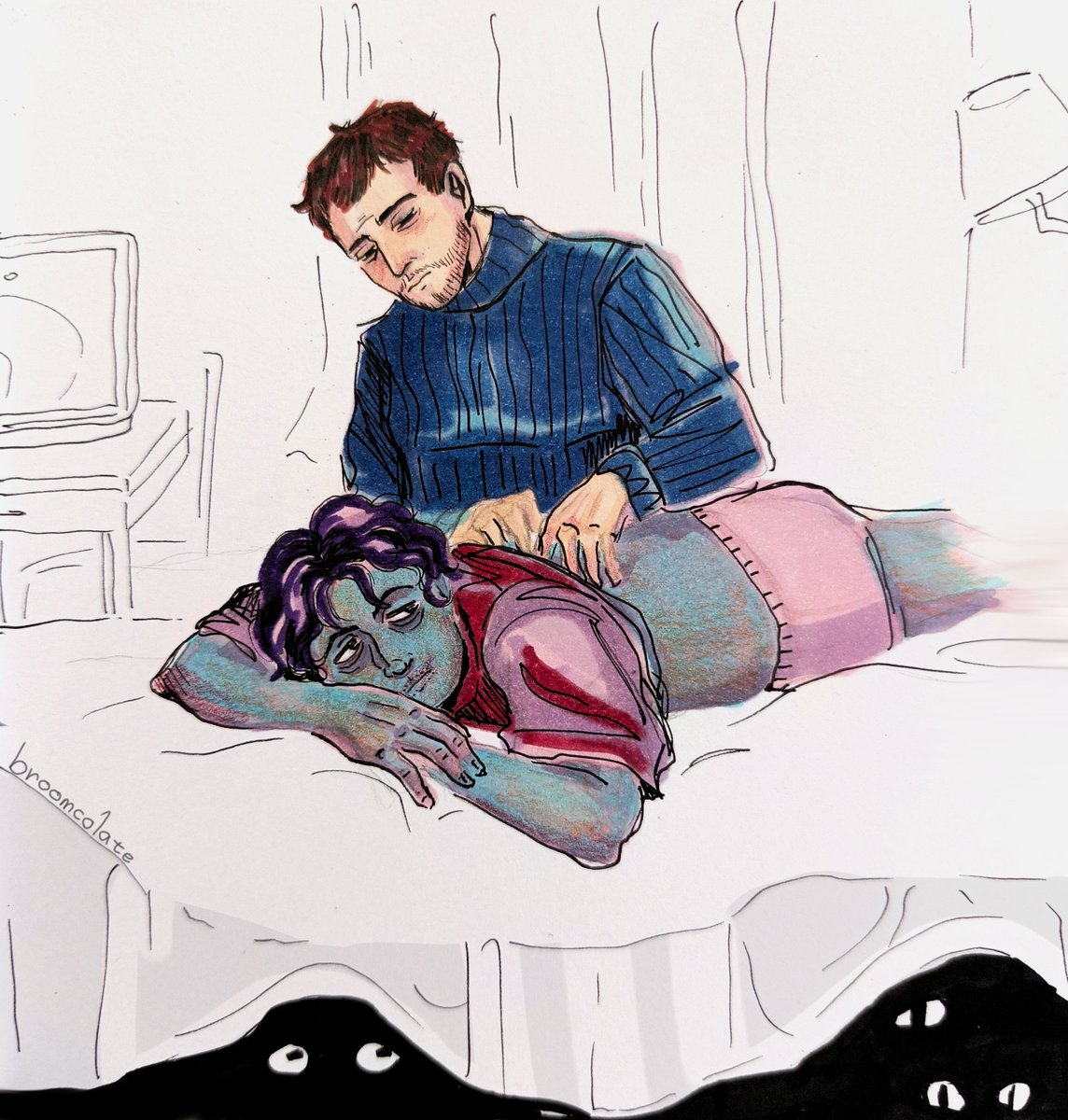 broomcolate 🖤Commissions are OPEN🖤 tweet media