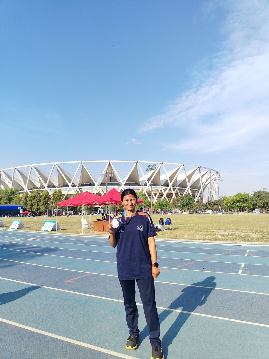 rscsilchar23's tweet photo. Proud Moment for KVS!

Priyanka Bhowmick (KV NEHU Shillong) wins 🥉🥉 at Delhi State Open Athletics Championships 2026 in 100m Hurdles &amp; 100m (U-20).

👏 Congratulations! Keep shining! ✨

— Regional Sports Cell, KVS RO Silchar

#KVS #Athletics #ProudMoment https://t.co/6V87JUi2ay