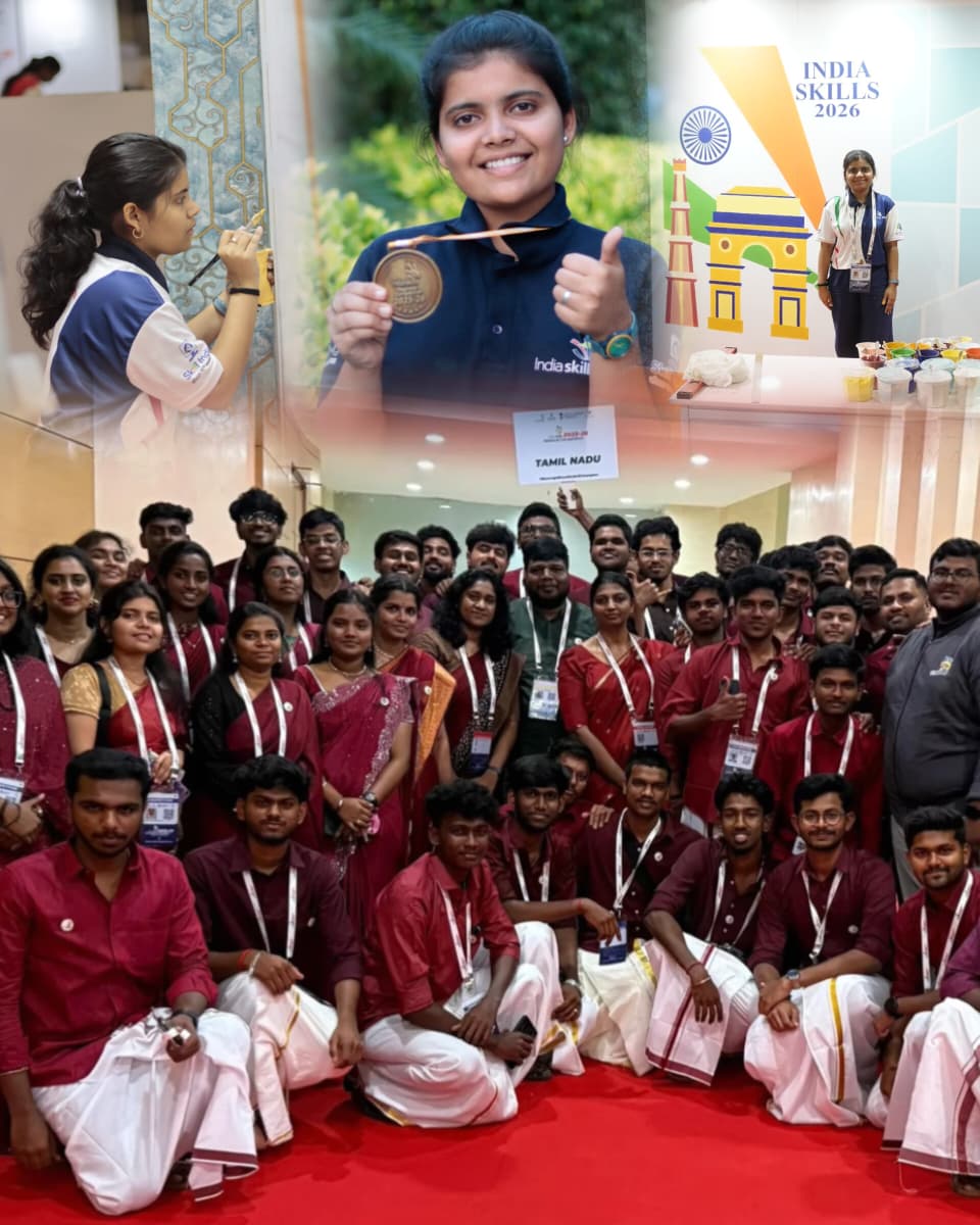 KSRCASWOMEN's tweet photo. We are very proud to congratulate our student Navya Sri S from II Chemistry who has participated in the WorldSkills 2026 National Level competition.
.
.
.
.
[ksrcasw,ksr,workdskill,ksrei, Makeanimpact] https://t.co/mdrXeadq7T