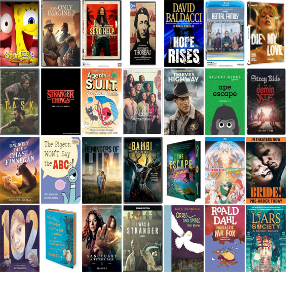 SalinaPL's tweet photo. This week the Salina Public Library has 178 new books, 36 new movies, and one new music CD. https://t.co/U3VxKi1F6q https://t.co/r4xsibVCnG