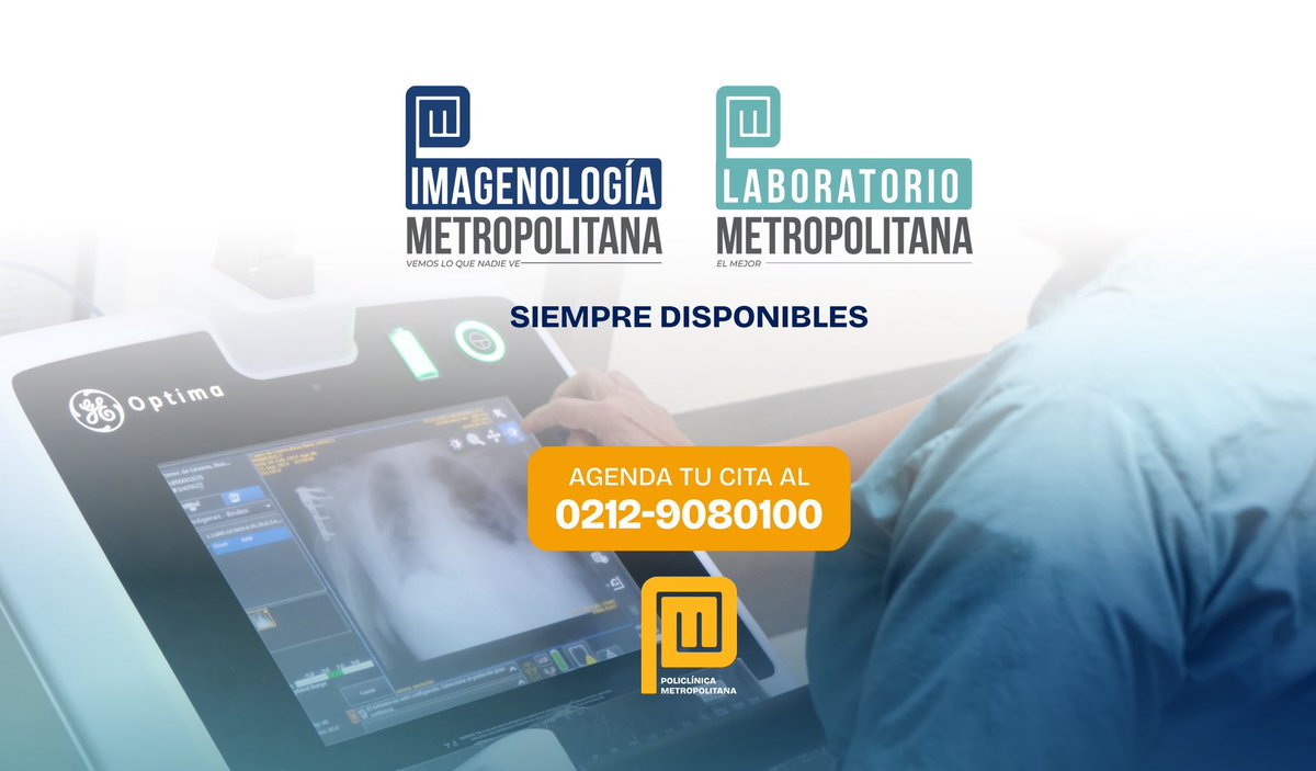 Servicio de Imagenología disponible las 24 horas, sin recargos por emergencia.

Tecnología de vanguardia y especialistas de trayectoria para diagnósticos precisos en resonancias, tomografías y rayos x.

#Imagenología #Resonancia #Tomografía #SaludPCM #Caracas