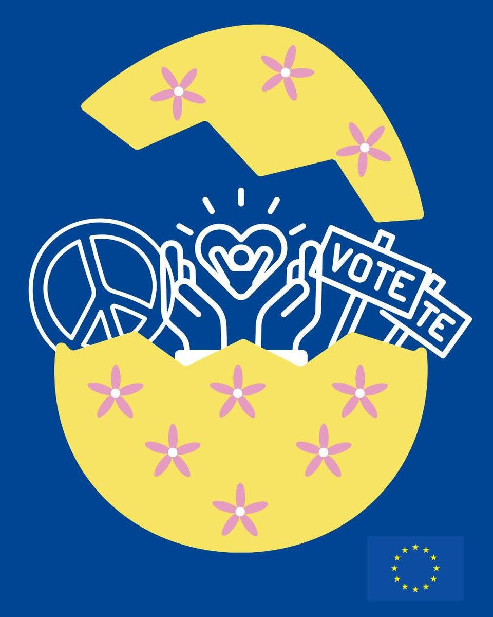 eudebates's tweet photo. 🐣🇪🇺 Happy Easter from Europe!
In the EU’s Easter egg: democracy, peace and prosperity.
❓ What would you like to find in yours?
#eudebates #Easter #EU #Democracy #Peace #Prosperity https://t.co/qIjFnhrN5m