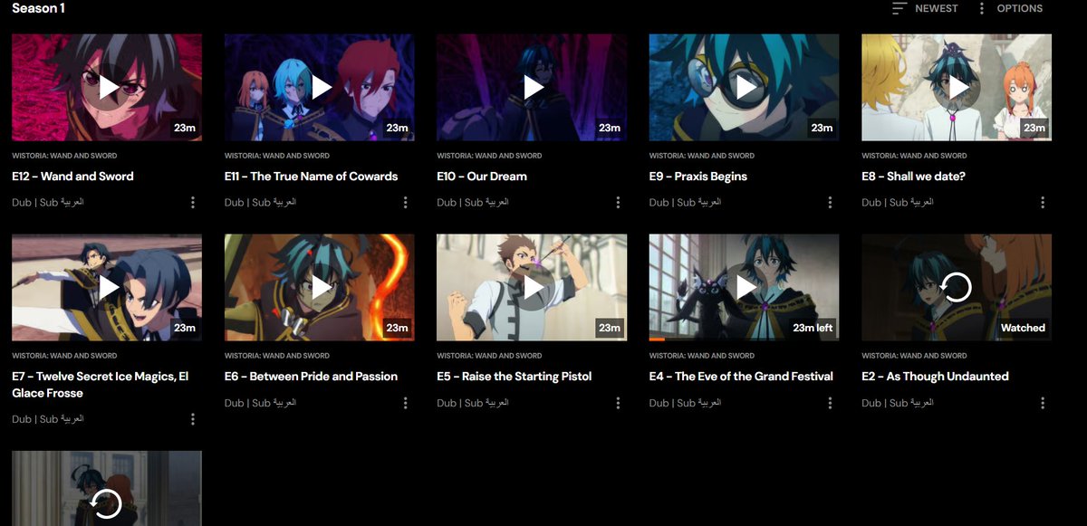 BGSuckAtOP's tweet photo. @Crunchyroll  
The ep 3 of wistoria wand and sword anime is missing. Are you sleeping @Crunchyroll fix this https://t.co/SA4i5Wydut