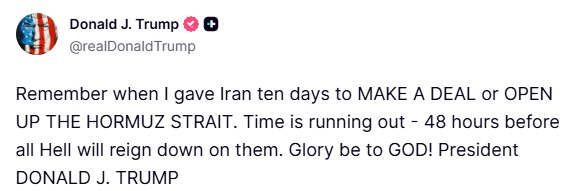 Commentary Donald J. Trump Posts From Truth Social tweet media