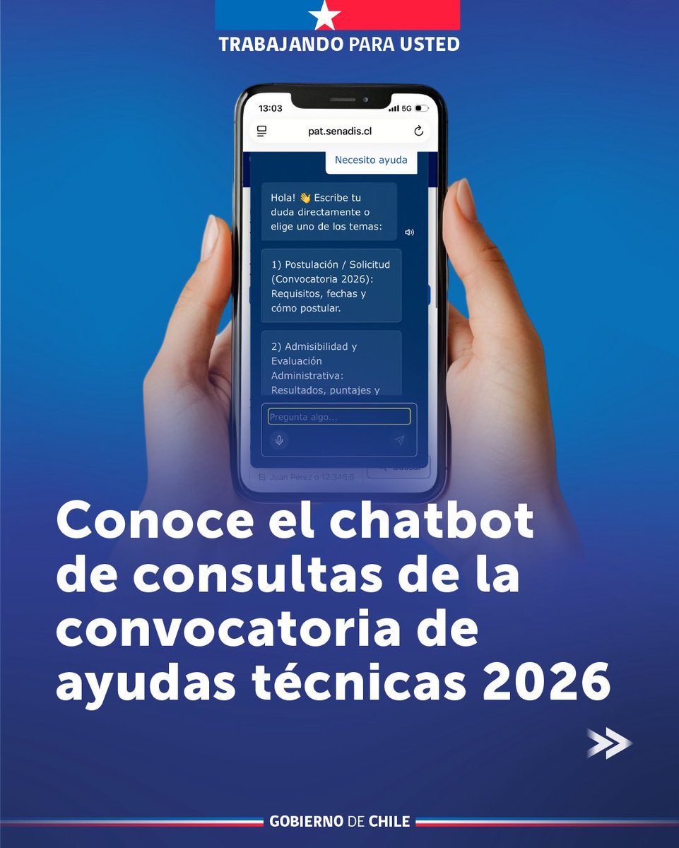 Ministerio de Desarrollo Social y Familia tweet media