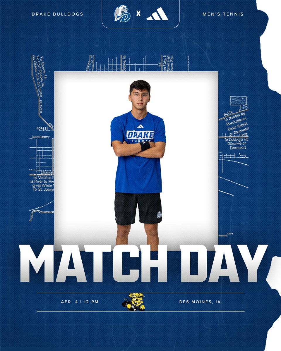 𝗠𝗔𝗧𝗖𝗛 𝗗𝗔𝗬.
🆚<a href="/GoShockersMTEN/">Wichita State Men's Tennis</a>
⏰12 pm
📍Des Moines, IA.
📊shorturl.at/37NbL
🎥 shorturl.at/rjkqe