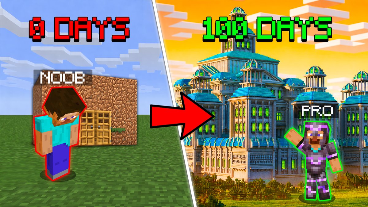 NeoskyStudio's tweet photo. Could you survive 100 days in hardcore Minecraft?!! 😱

Dm US if you need a thumbnail!⬇️
Made By @simoesdavz https://t.co/Cj0lcPkCet