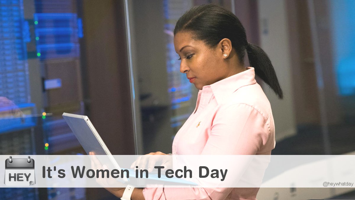 HeyWhatDay's tweet photo. It's Women in Tech Day! 
#WITDay #WomenInTechDay #serverRoom https://t.co/8H7Plxef6S