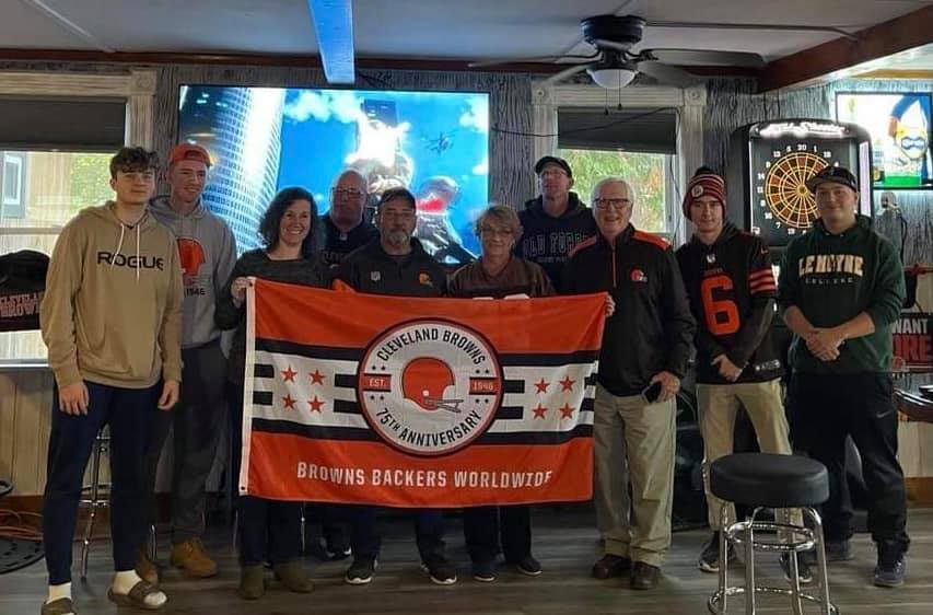 The Tri - Valley Browns Backers are a medium group of 31 - chartered Browns Fans!  They meet @ Frogs, 1079 Lake Road, Oneida, New York  13421!  GO BROWNS!
