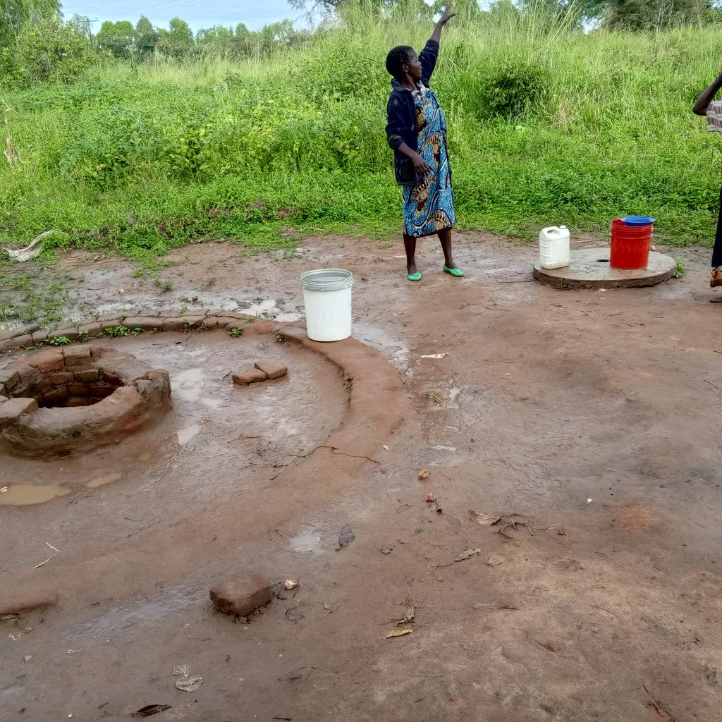 On my way to Euthini for Easter Vigil Mass I found these two elderly women stooping over the shallow well. They explained to me how many villages come here to get water. For well wishers, the cost of drilling and installation of a manual pump is now $6000 following the fuel price