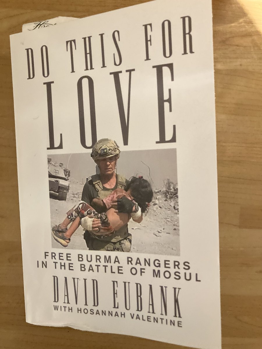 I have just finished reading this incredible book by my friend <a href="/DaveEubankFBR/">David Eubank</a> of <a href="/FreeBurmaRangrs/">Free Burma Rangers</a> 

It is one of the most important and inspiring books I have read in a long time.

I very very highly recommend it

amazon.co.uk/Do-This-Love-R…