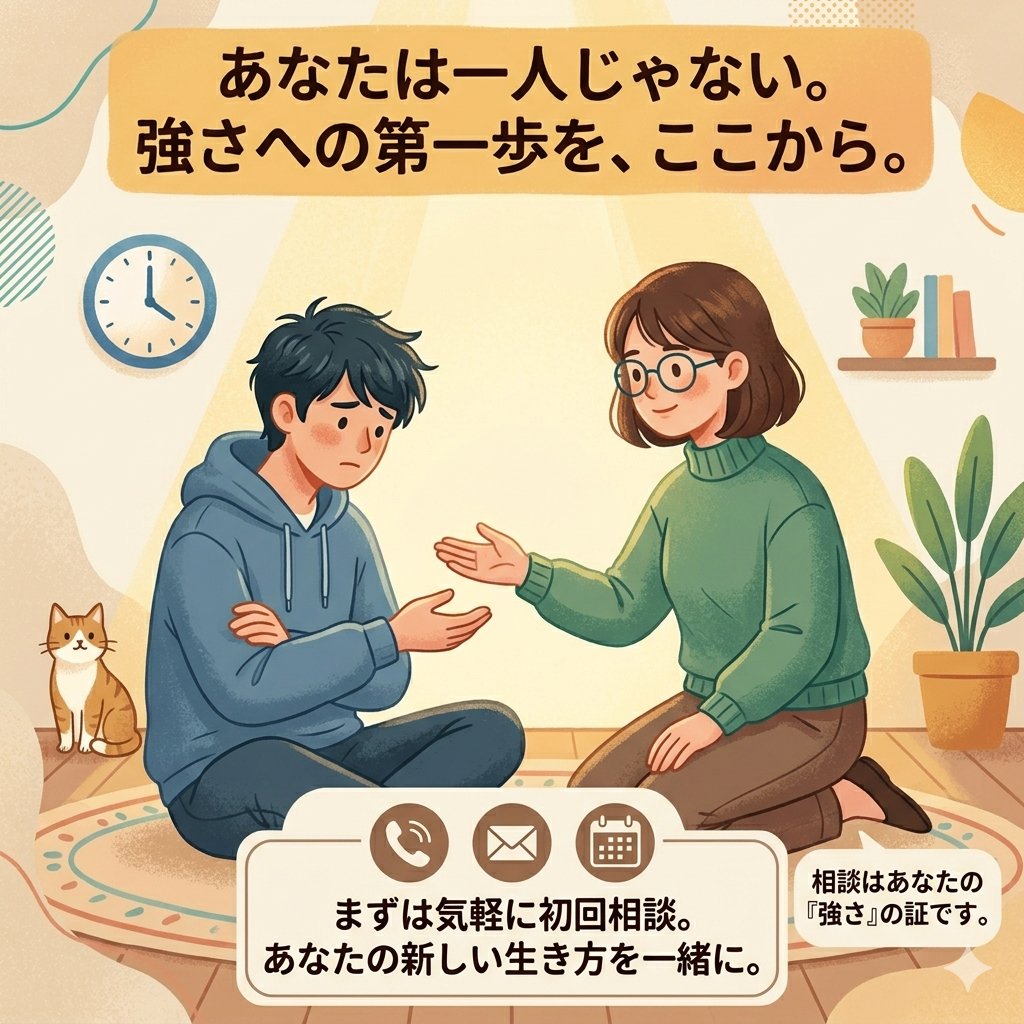 Empty_Box_C's tweet photo. 最後に：あなたは一人じゃない、相談の第一歩を
チック症は、決して「弱さ」の象徴じゃありません。むしろ、それを乗り越える過程で強くなれるチャンスです。僕のグローバルな経験から言うと、多くの男性がカウンセリングで症状をコントロールし、充実した人生を送っています。もしこのブログを読んで心当たりがあったら、ぜひ私の事務所や専門機関に連絡を。初回相談は気軽にどうぞ。一緒に、あなたらしい生き方を探していきましょう。読んでくれてありがとう！
#チック #カウンセリング #出張カウンセリング