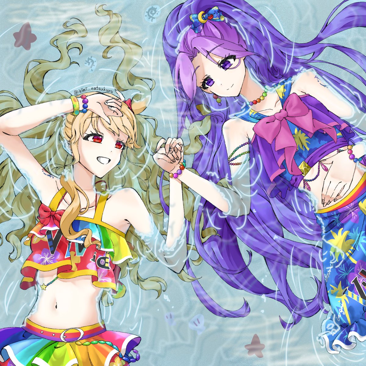 kimi_natsukuru's tweet image. 笑顔の Suncatcher💛💜
#アイカツ #WM