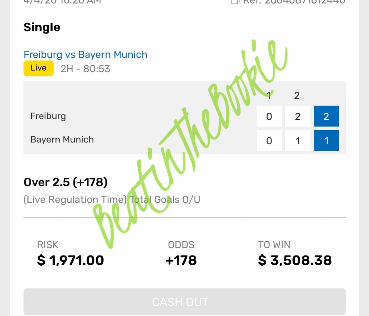 BeatinTheBookie.com®️ tweet media