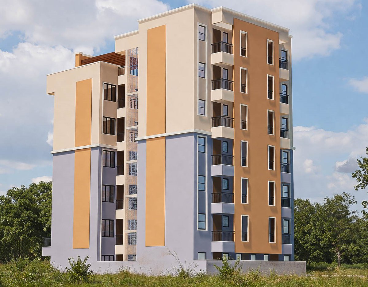DVSN_arch's tweet photo. Proposal for a 1-Bedroom apartment block on a 40x60ft plot at Utawala https://t.co/Oo3vrJqxdF