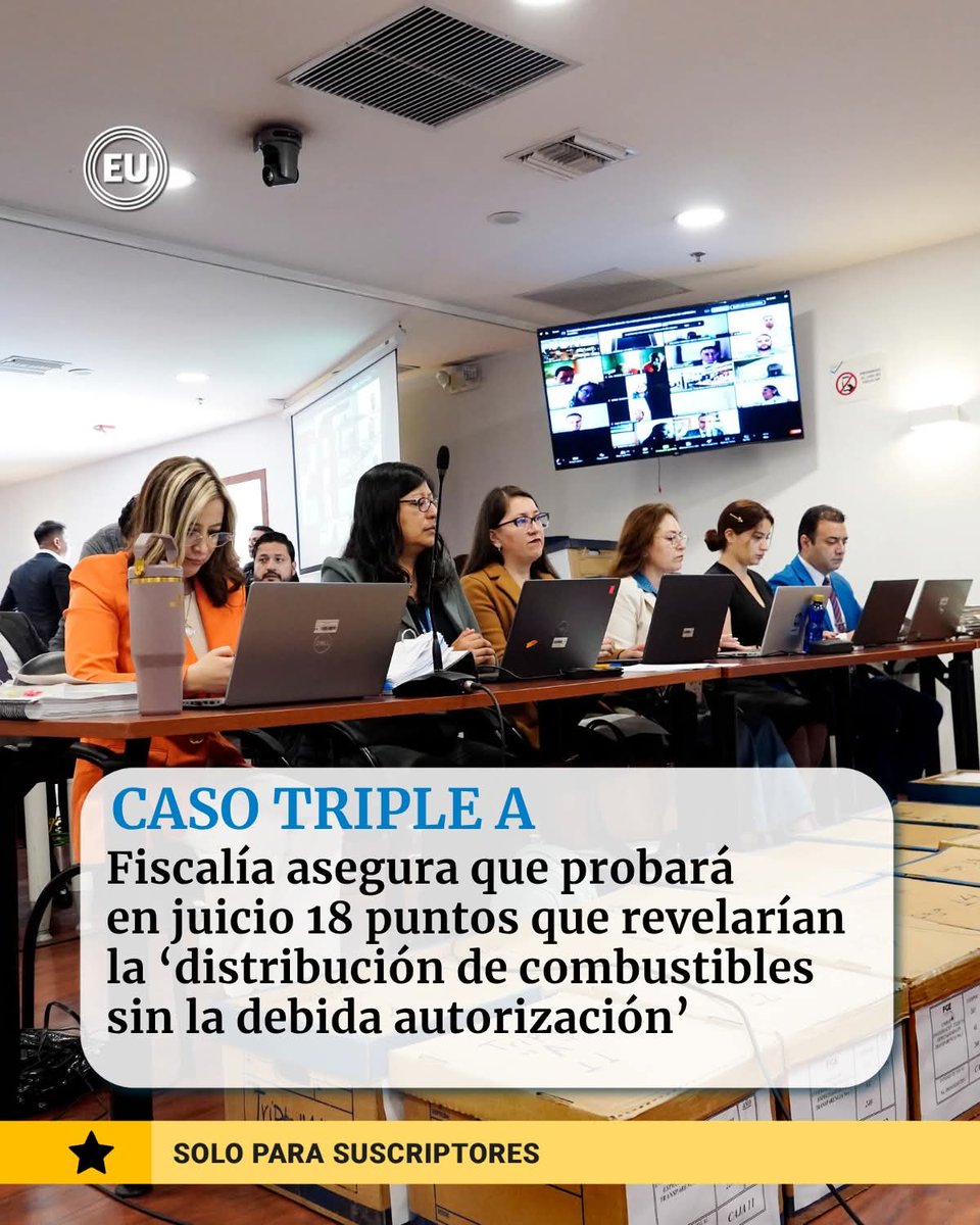 WRadioEc's tweet photo. El Caso #TripleA imputa a la empresa #Copedesa por un esquema de corrupción hidrocarburífera. La Fiscalía presentará 18 puntos para demostrar que se distribuyó combustible sin permisos técnicos y se desviaron cupos subsidiados a segmentos no autorizados, como la minería ilegal. Mediante peritajes contables y rutas de GPS, el Ministerio Público probará la falsificación de facturas a beneficiarios ficticios y el uso de depósitos clandestinos, afectando gravemente al patrimonio del Estado.
Fuente: El Universo
https://t.co/rbWYLb7HXV