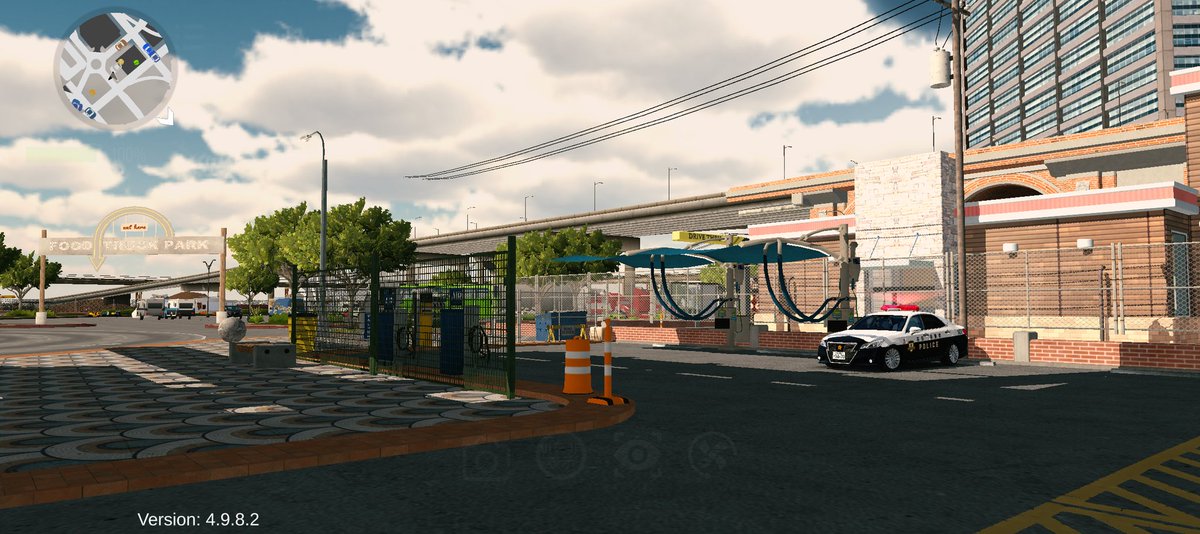 KOCHIPC1's tweet photo. @SPAroma1 バスターミナル（city2）
交通警察の分駐所（city2）
コイン洗車場（city1） https://t.co/pZiKn7hLmQ