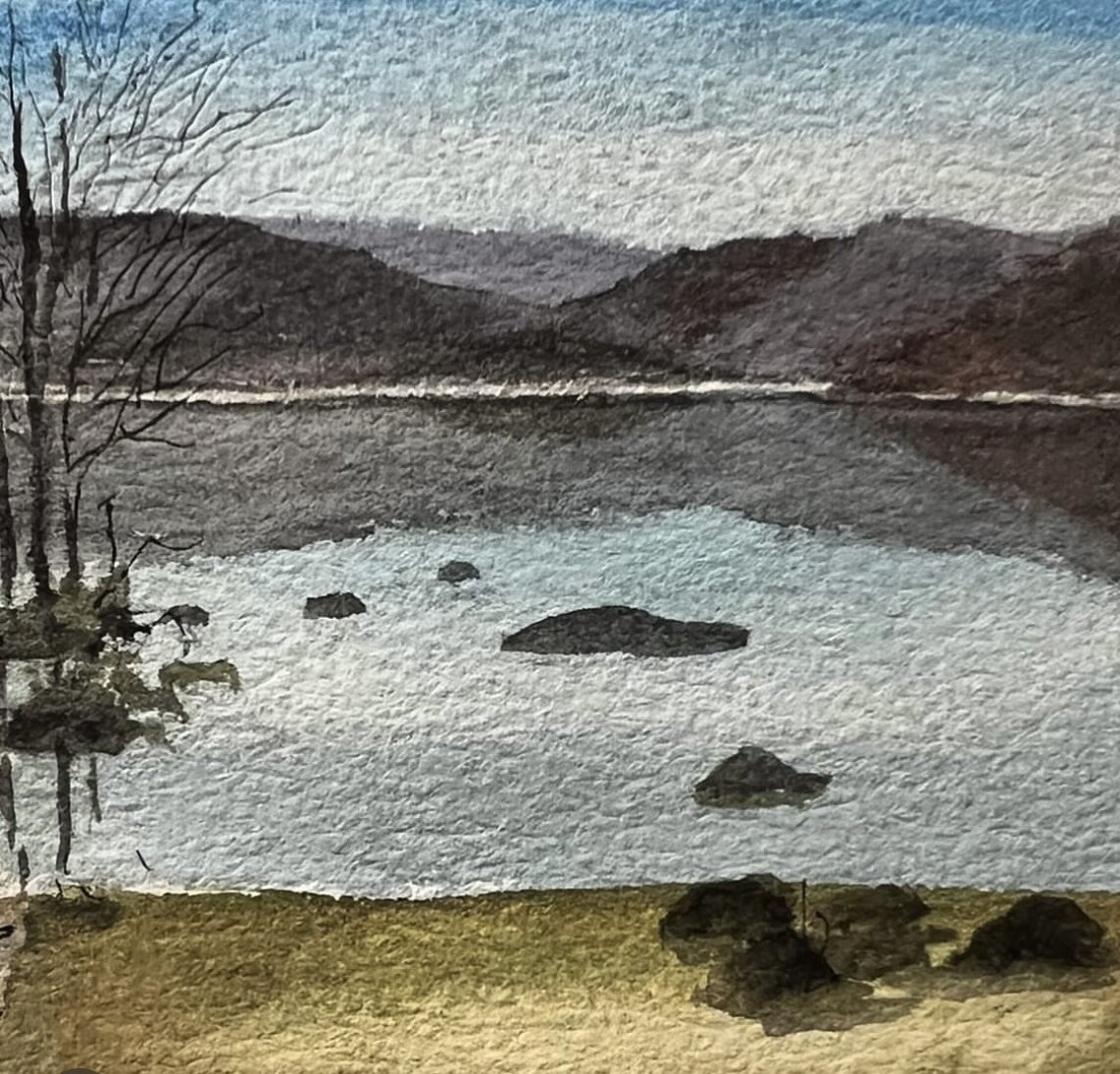 SomozaPaco's tweet photo. Apunte en el Paraíso Terrenal. El Lago de Sanabria https://t.co/SCUh8K95or