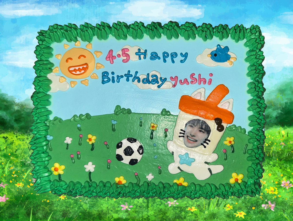 c_7i4r's tweet photo. ⚽️🐈 

지구가 사라져도 축하,합니다-!!!

#반짝반짝_유우시_생일축하해
#にゃんにゃん_ユウシの_にゃんじょーび
#Twinkle22StarsYUSHI https://t.co/dtIWVE833N