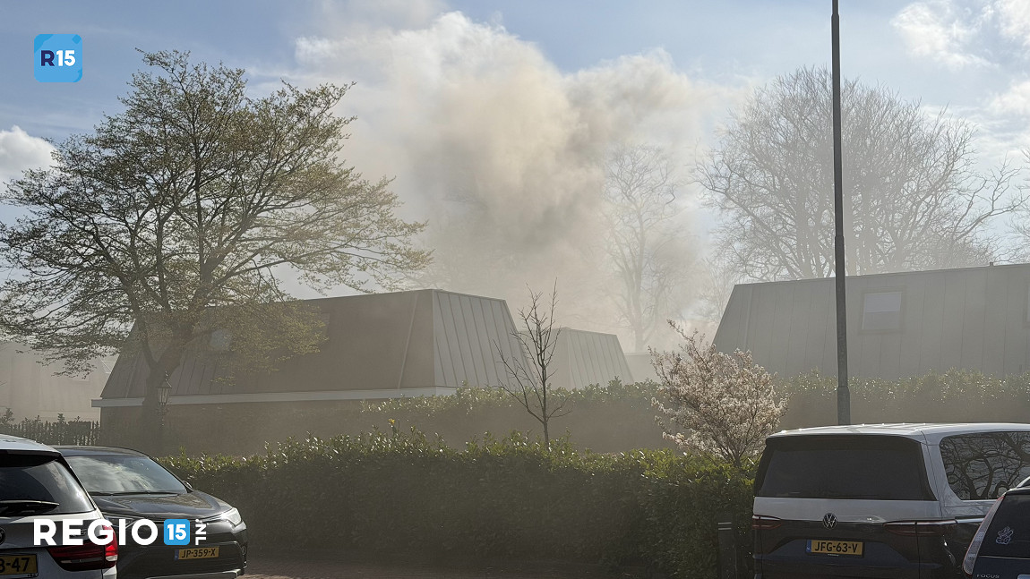 Veel rook bij brand in chalet vakantiepark Duinrell