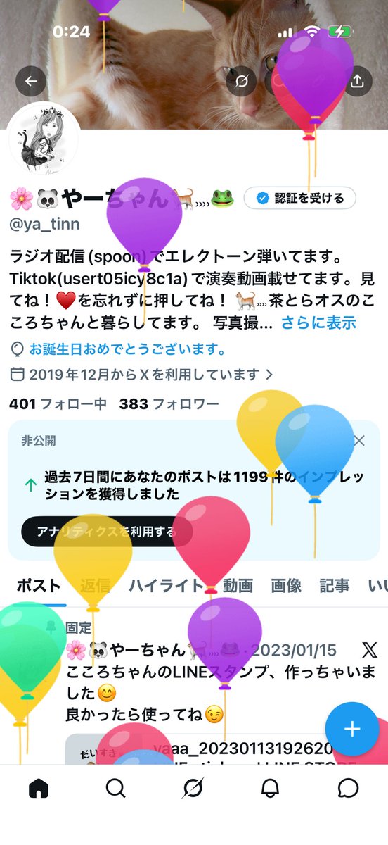 🌸🐼やーちゃん🐈⸒⸒⸒⸒🐸 tweet media