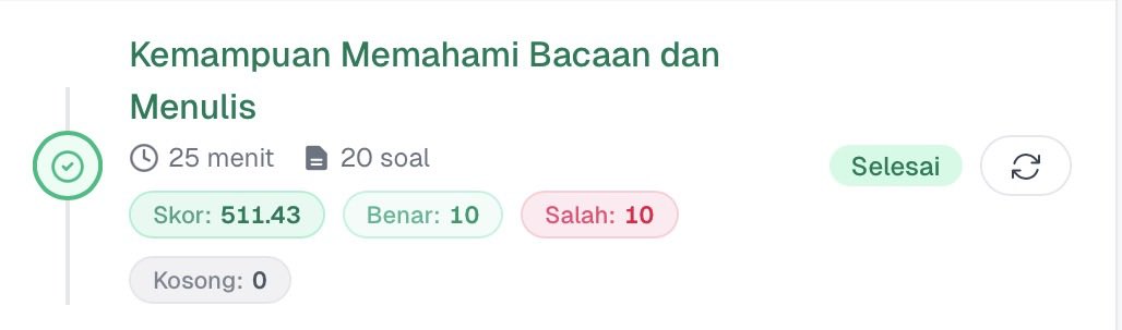 mie mengejar utbk secepat kilat tweet media