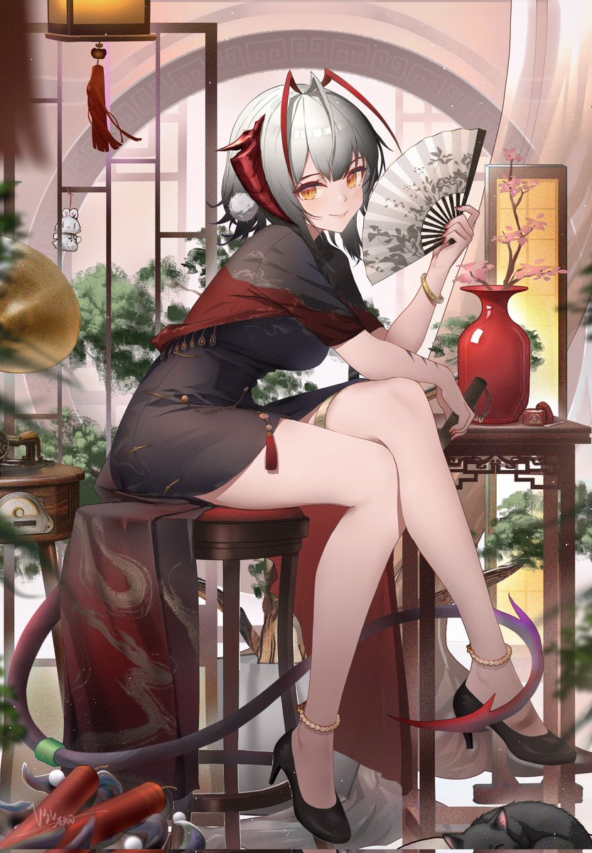 wzlwzl250's tweet image. 画了炎风w

#明日方舟 #w #维什戴尔 #绘画 #同人