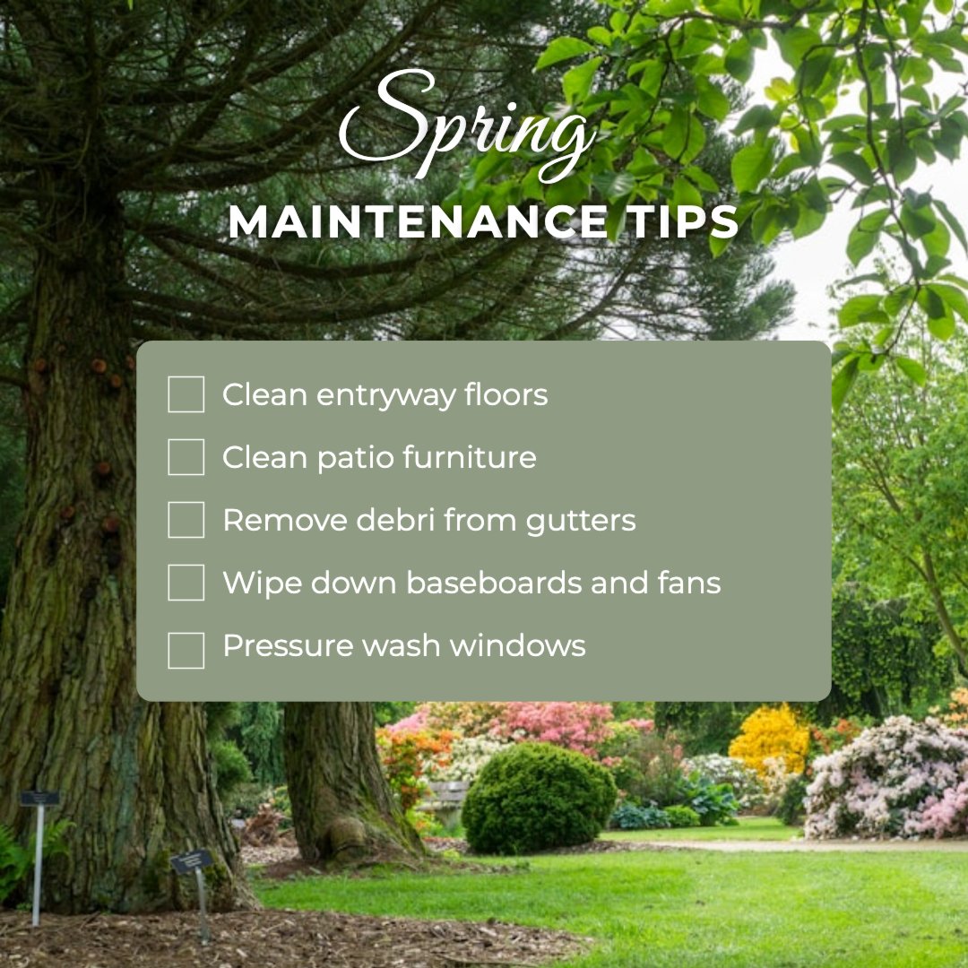 Jillhidinger's tweet image. Spring is in full bloom 🌸—the perfect time to give your home some TLC!

A little seasonal maintenance = a fresher, cleaner, happier space 🌿✨

Are you an early bird or last-minute spring cleaner? 🧼

#springcleaning #springchecklist