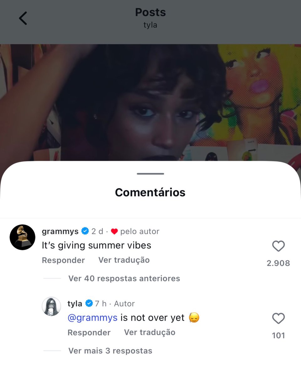 Zara Larsson reposted Tyla's video with the sound of her new single, 'DEEP DOWN', on TikTok. Tyla replied to a GRAMMYs quote on Instagram with a riddle referring to the lyrics of 'Midnight Sun'. 👀