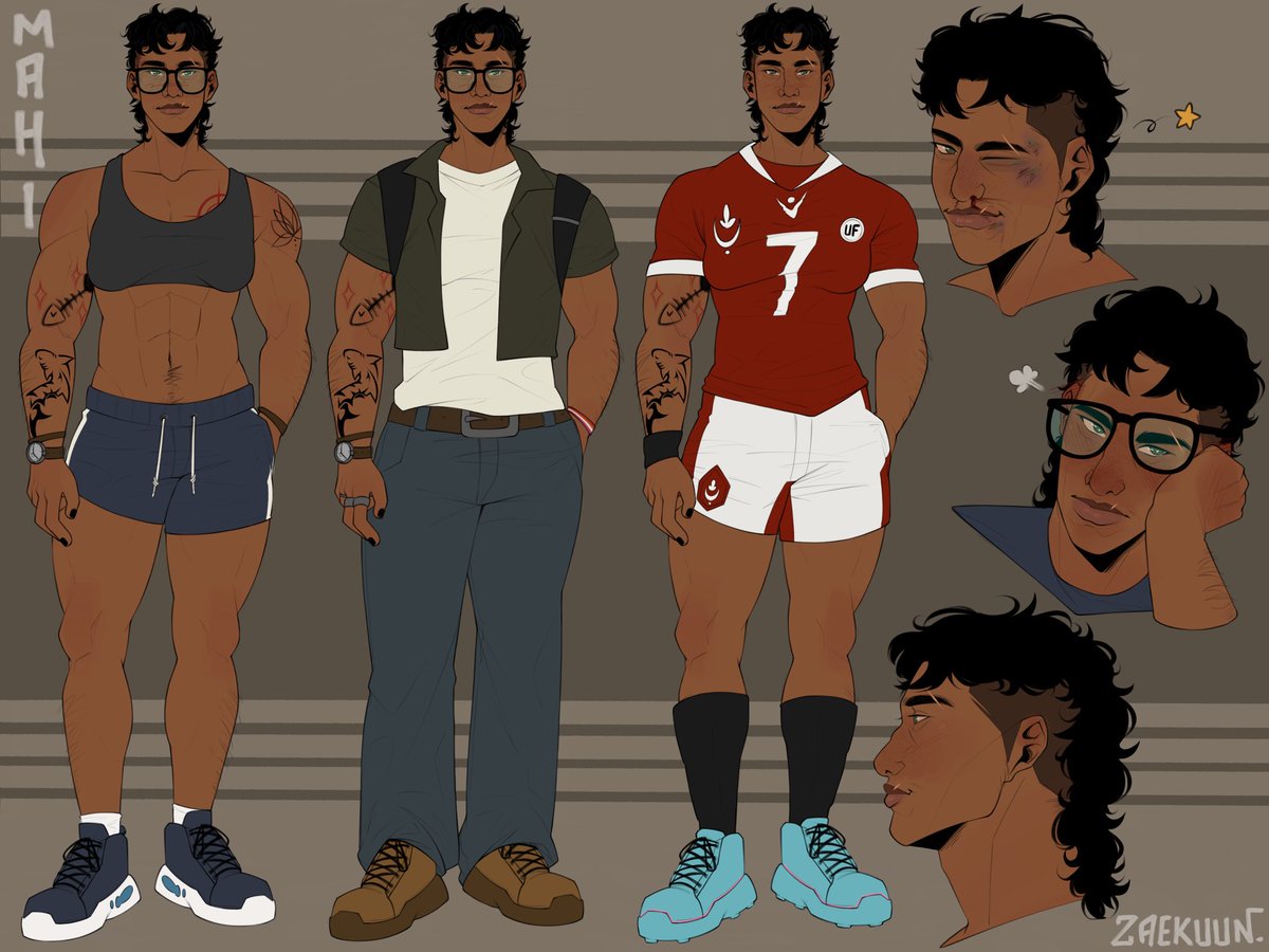 zaekuun's tweet image. New butch oc 😼 #originalcharacter #oc
I’m working together with w/ a friend @/ sunbunniz on insta and creating ocs. This is Mahi and her oc is Cora