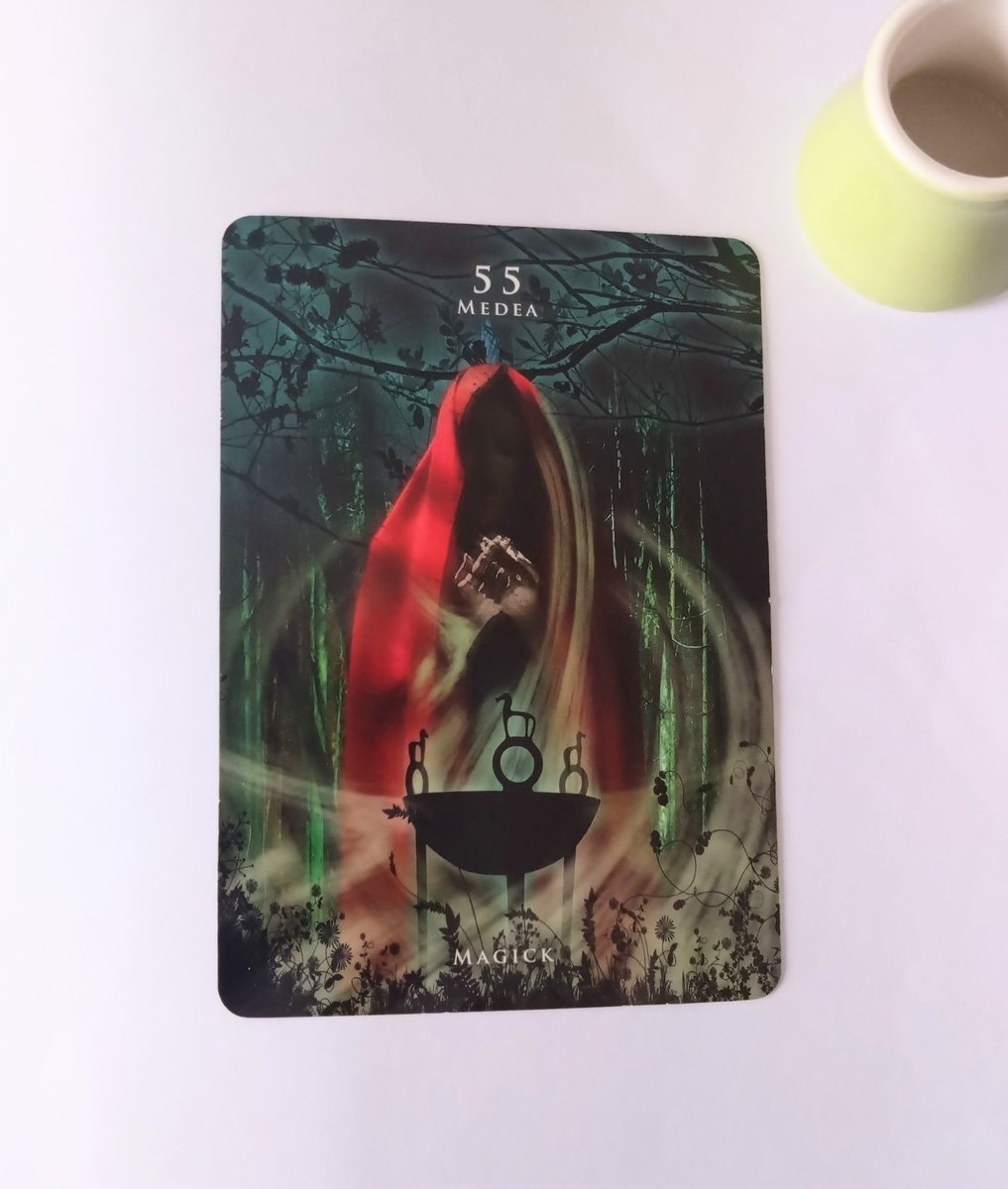 Nwizcrafts's tweet photo. #DailyOracle 55 on this 44 Portal. Interesting. Magick. Medea. What magic will you create today? Portals open. Intuition inspires. https://t.co/EI2OifAaml
